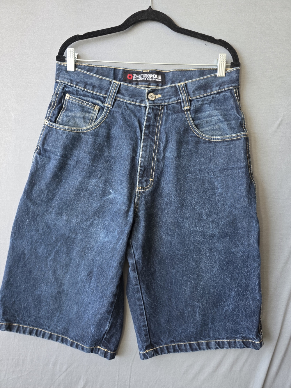 Southpole Authentic Collection Denim Carpenter Jorts Shorts Men’s 36 Baggy Y2K